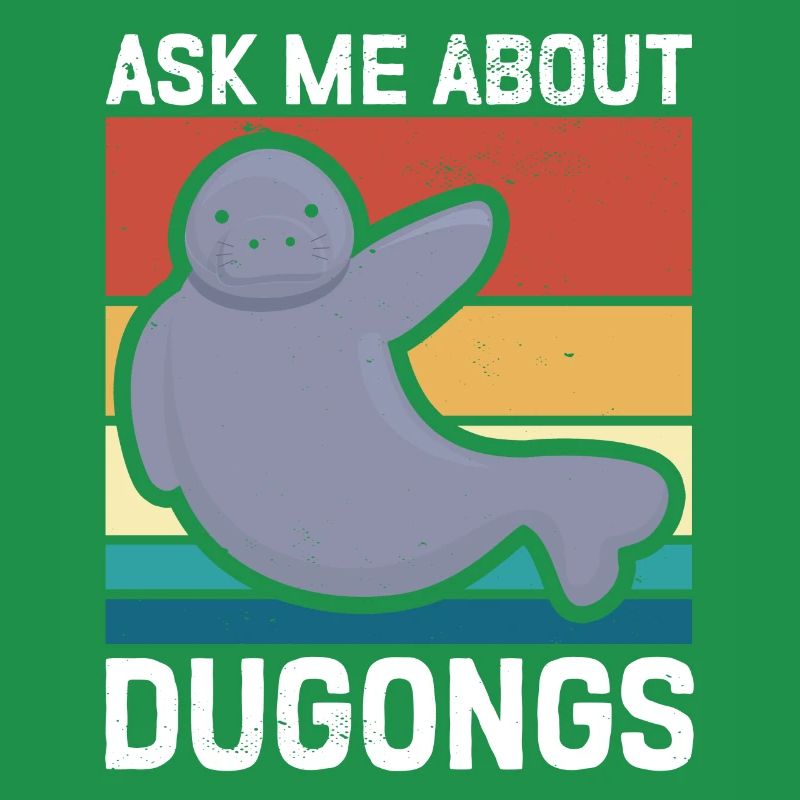 Dugong Forktail Manatee Pig Gift