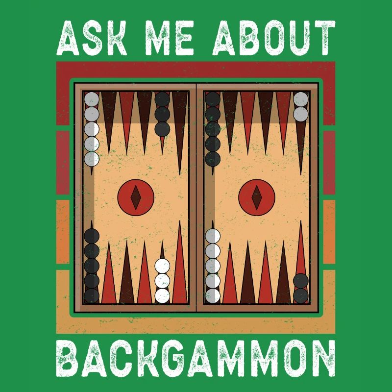 Cadeau de jeu de société Backgammon joueur de backgammon