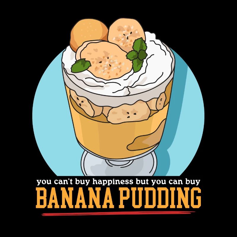 Bananenpudding Bananen-Pudding Geschenk