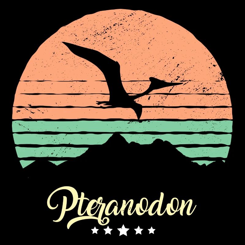 Flugsaurier Pteranodon Vintage Dinosaurier Retro