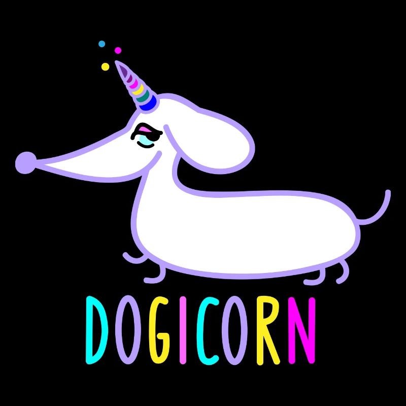 Teckel comme licorne (b)