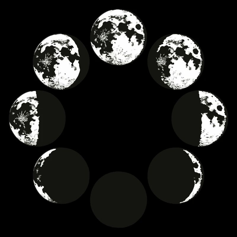 Moon Phases Celestial Moon Luna Gazing Gift