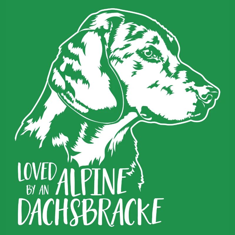 Loved by ALPINE DACHSBRACKE Hundespruch Wilsigns
