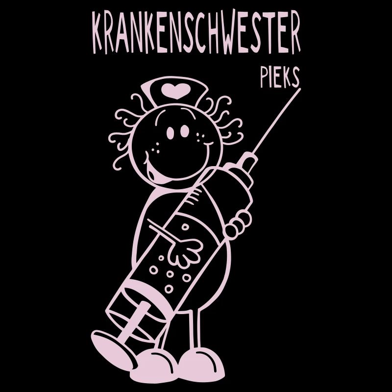 Krankenschwester mit Spritze - Geschenk