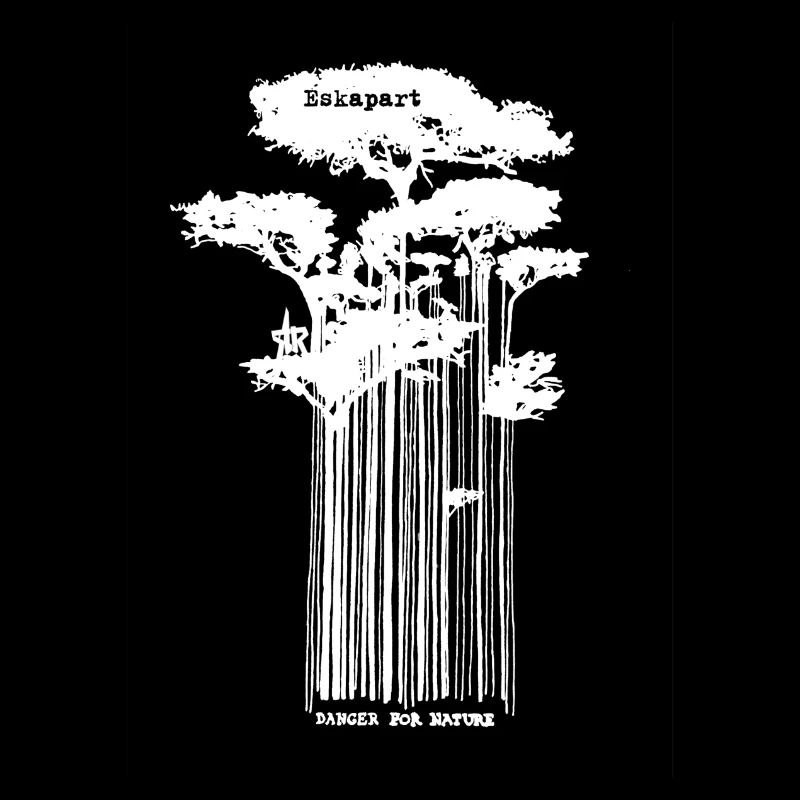 Logo Danger 4 Nature blanc