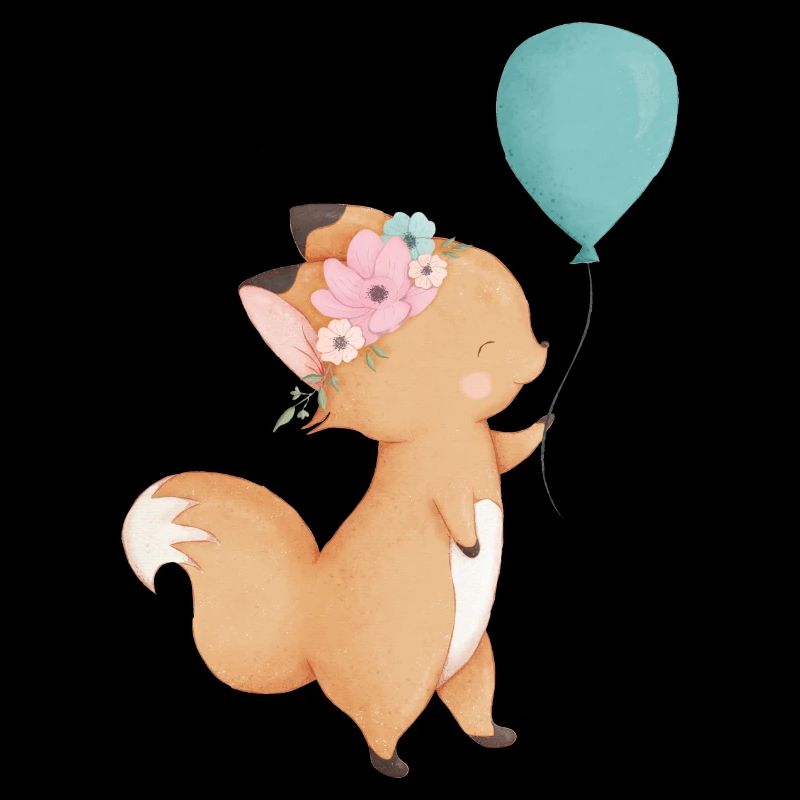 Ballon bébé renard