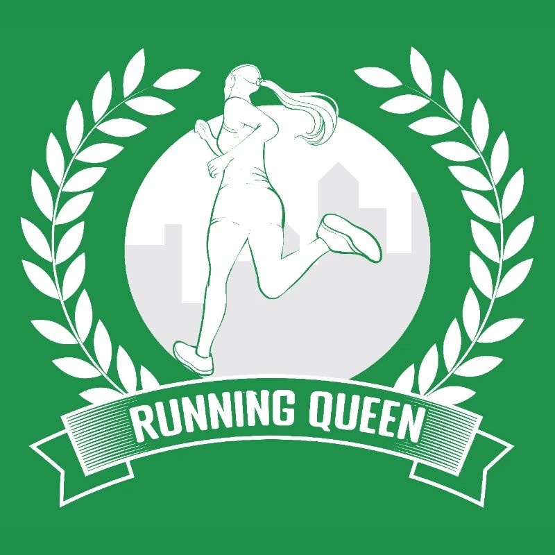 Marathon Runner Running Queen Running Gift