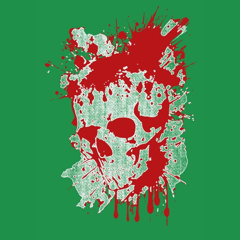 Éclabousser le crâne sanglant