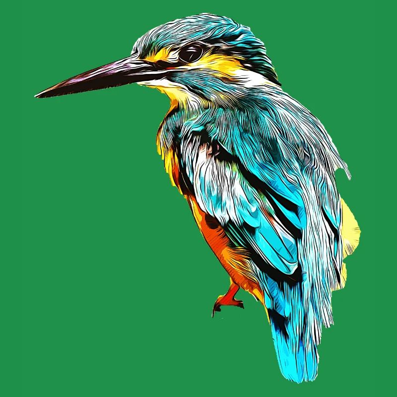 gxp eisvogel kingfisher vector art