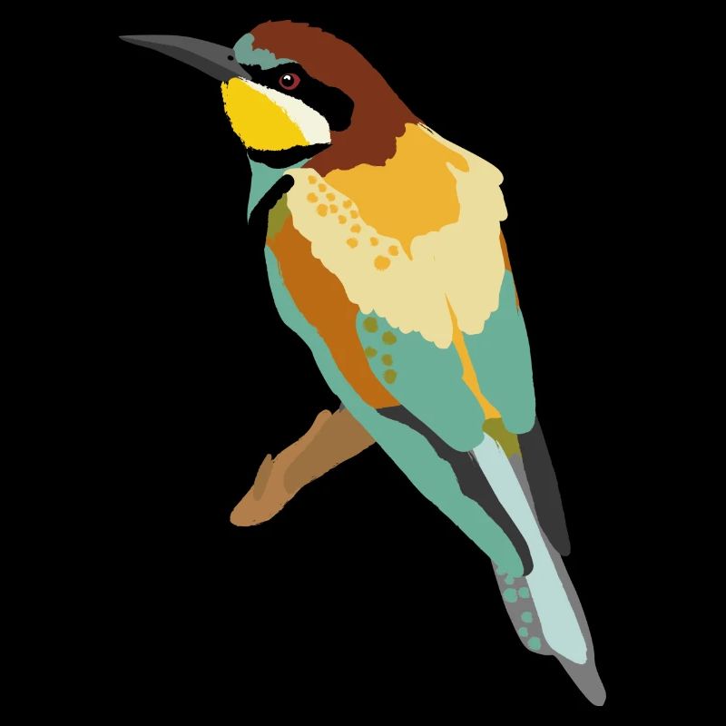 Bee-eater illustration