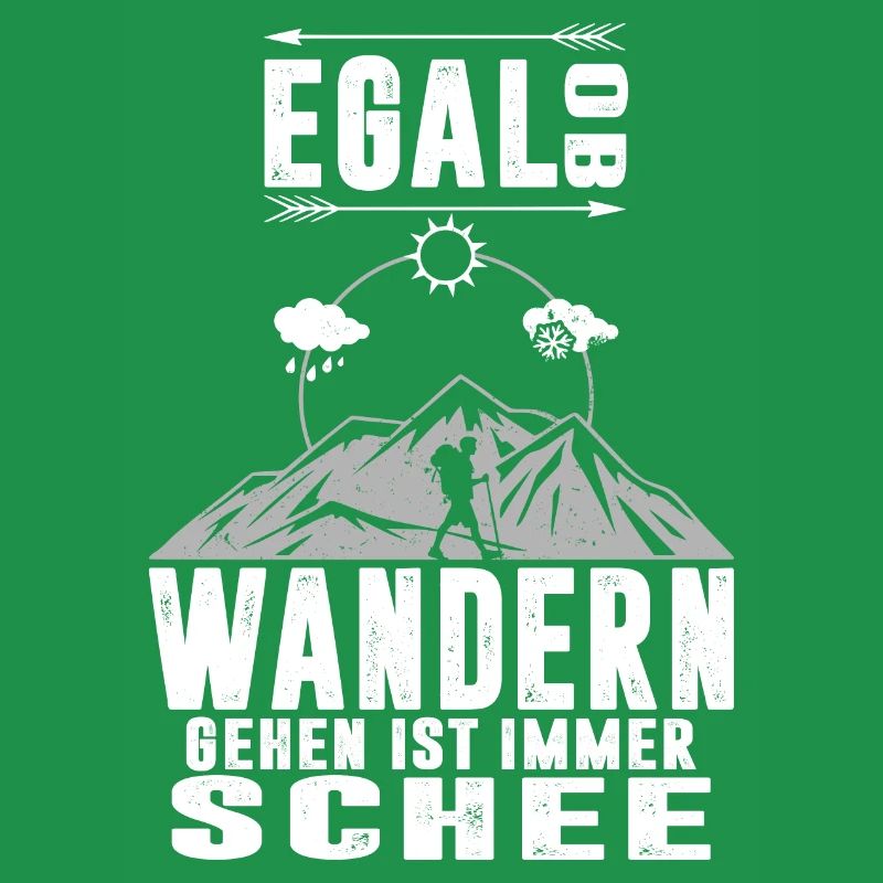Egal ob Sonne Regen oder Schnee - Wandern