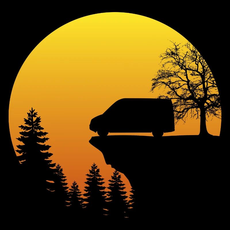 Camper Van, Kastenwagen, Wohnmobil, Sonne