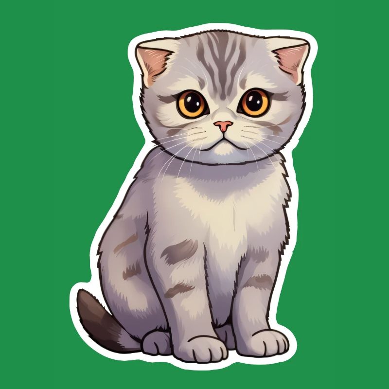 Scottish Fold Cat Cute