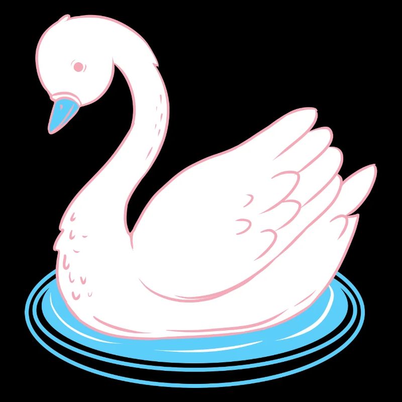 Trans Pride Schwan