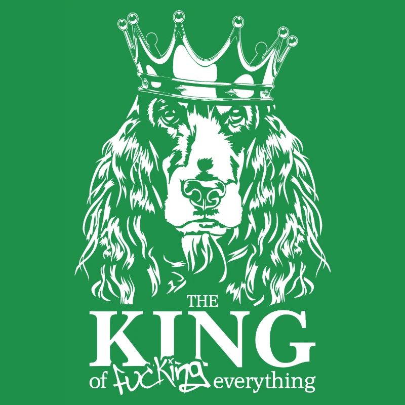 COCKER SPANIEL King Hundespruch Hunde Wilsigns
