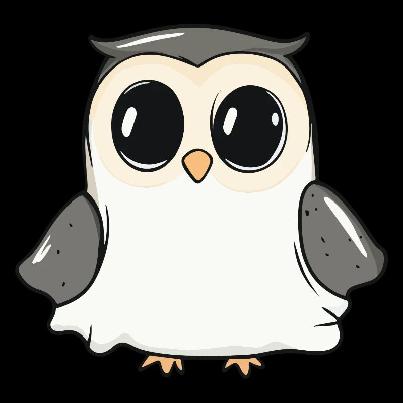 Owl Halloween Funny Ghost