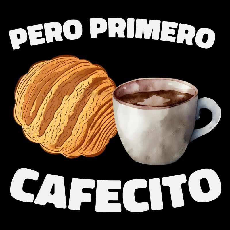 Cafecito Lover Drinking Cafecito Mix Cuban Coffee