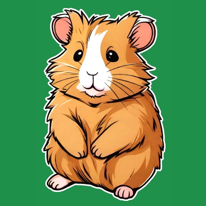 Hamster doré mignon