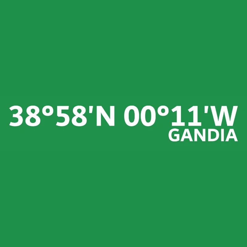 Gandia Coordinates