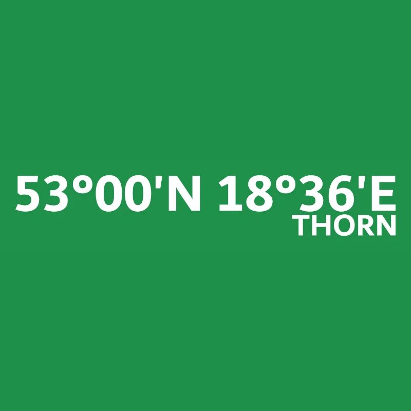 Thorn coordinates