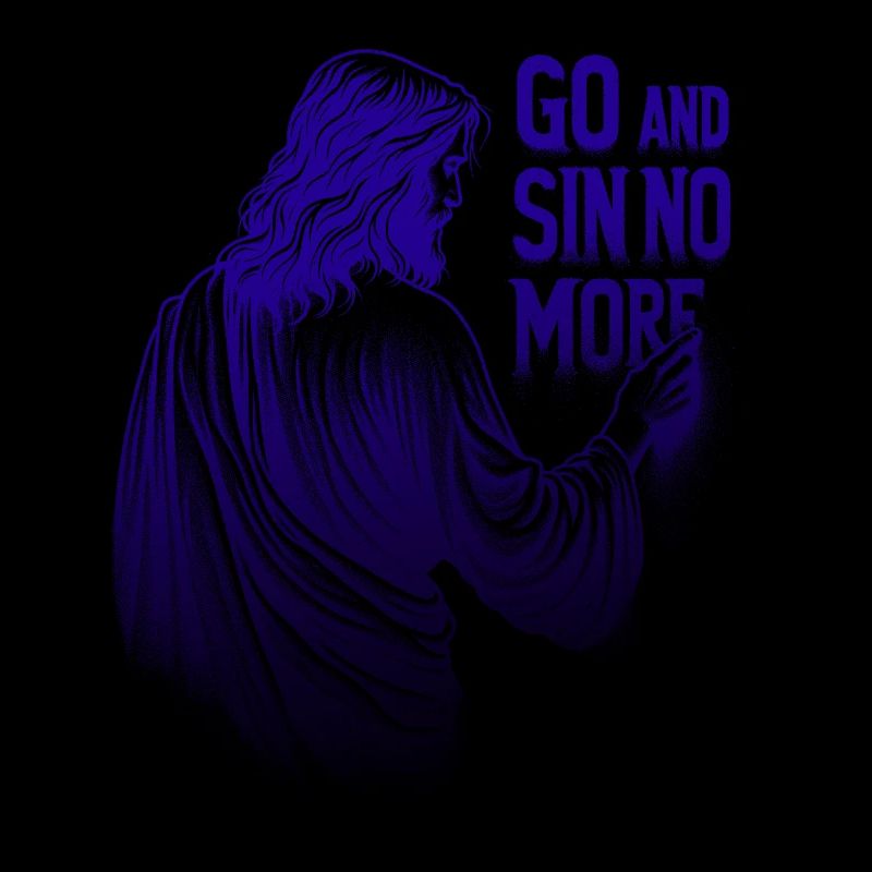 Go and Sin No More – Inspirational Jesus Design
