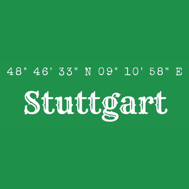 Coordonnées de Stuttgart