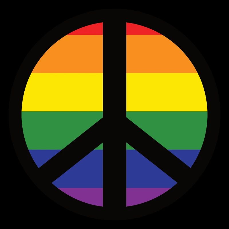 Friedenszeichen Peace LGBT