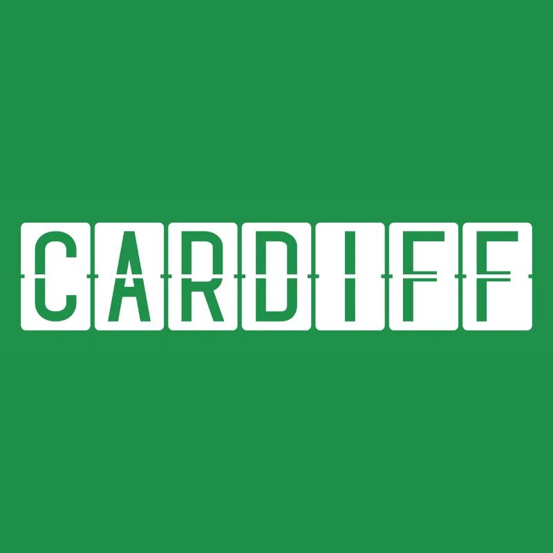 Panneau de l’aéroport de Cardiff