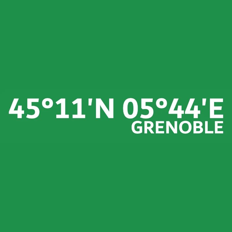 Grenoble coordinates