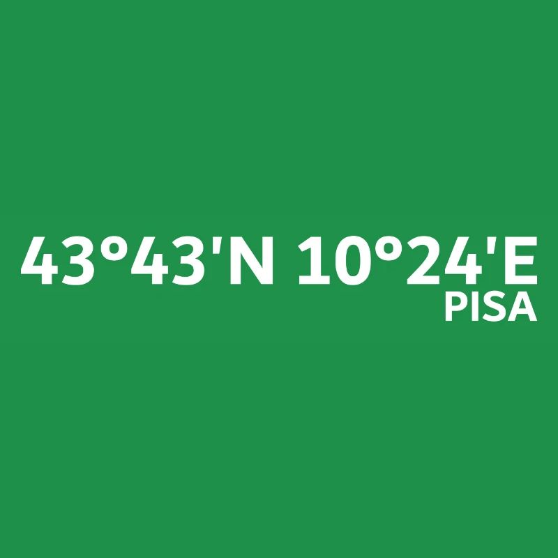 Pisa coordinates