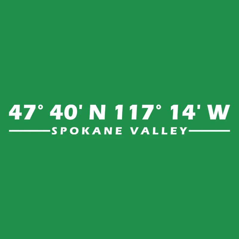 Coordonnées de la vallée de Spokane