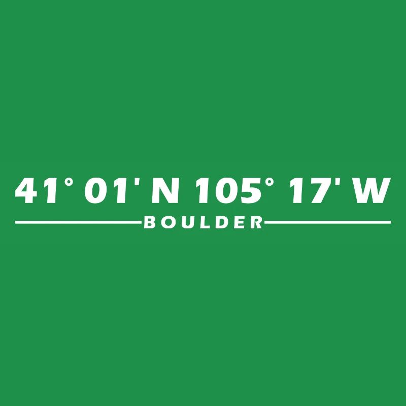 Boulder Coordinates