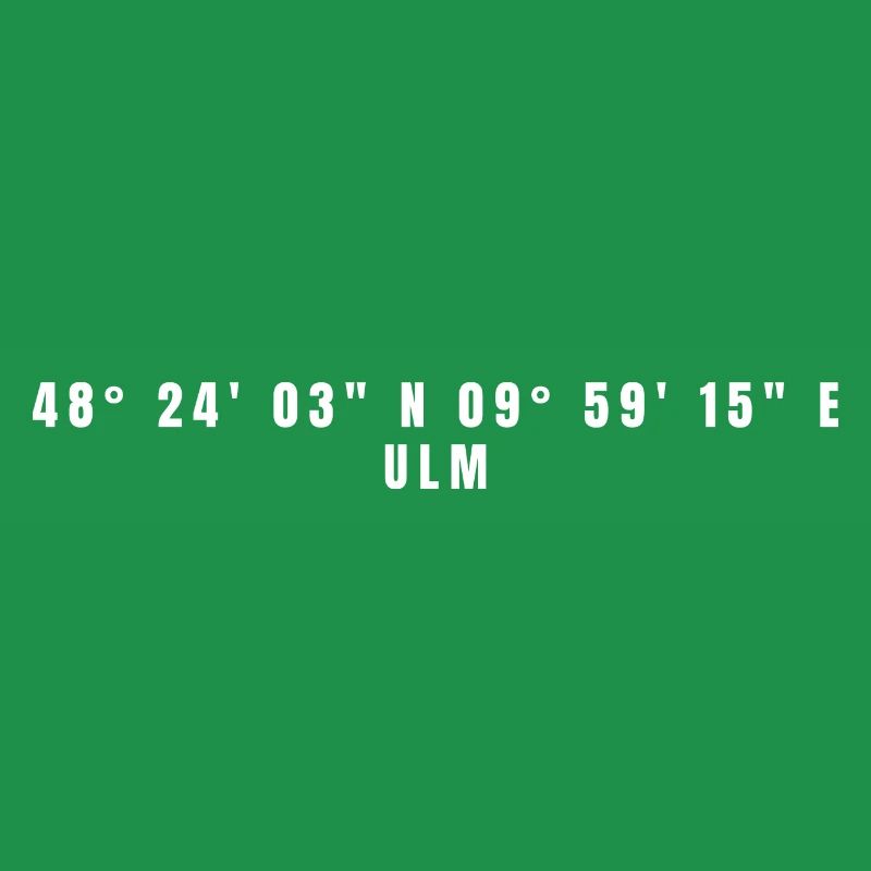 Ulm Baden-Wurttemberg Coordinates