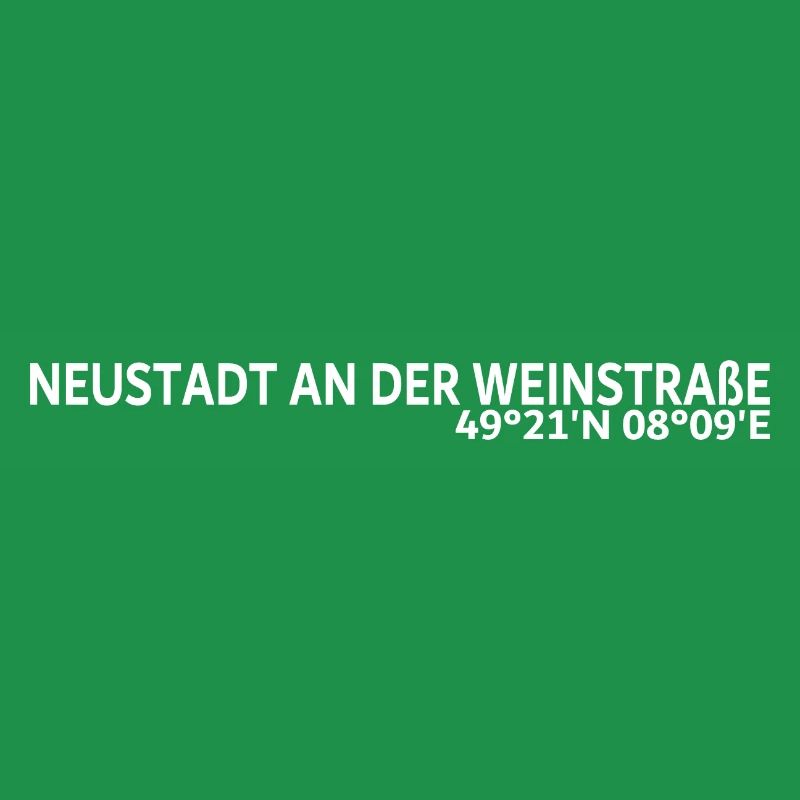 Neustadt an der Weinstraße coordinates