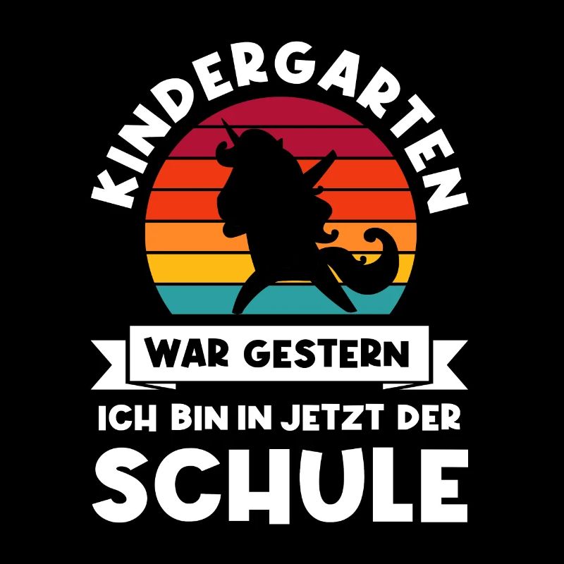 Schulkind Einhorn Schulbeginn Geschenk