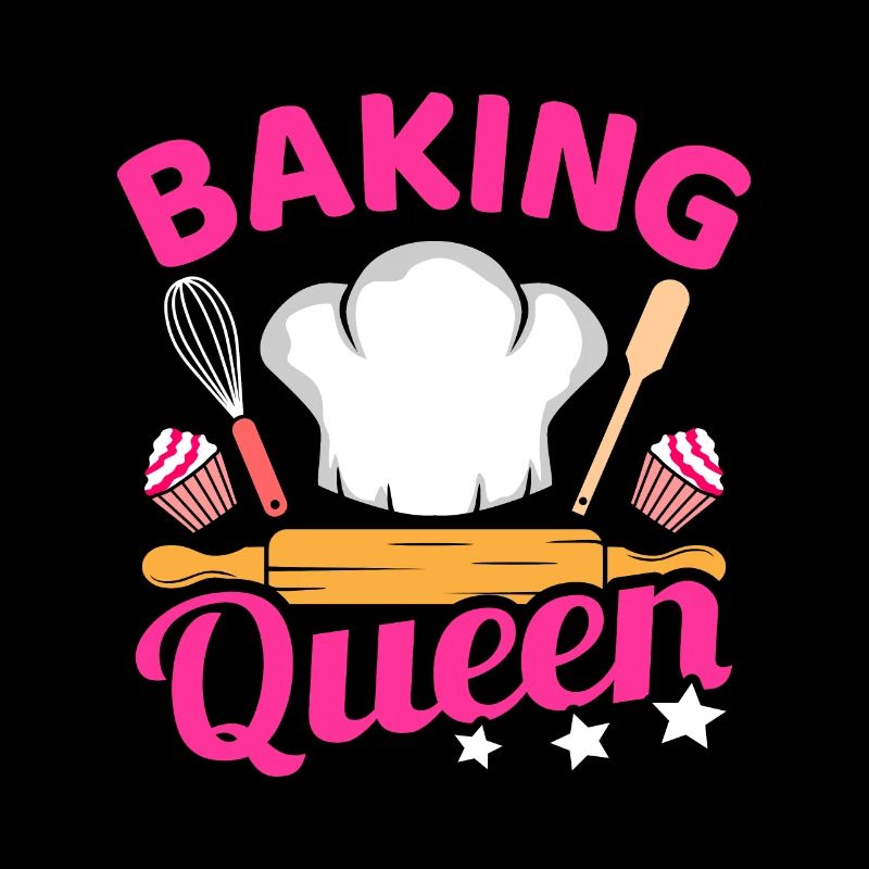 Baking Queen Bake Kitchen Baken saying funny bakery