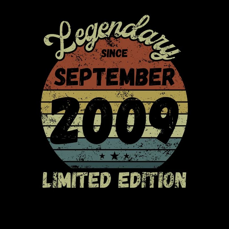 Legendary since September 2009 - Geburtstag