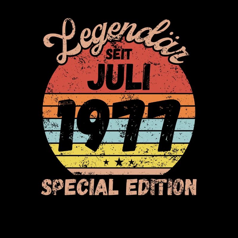 Juli 1977 - Geburtstag im Juli