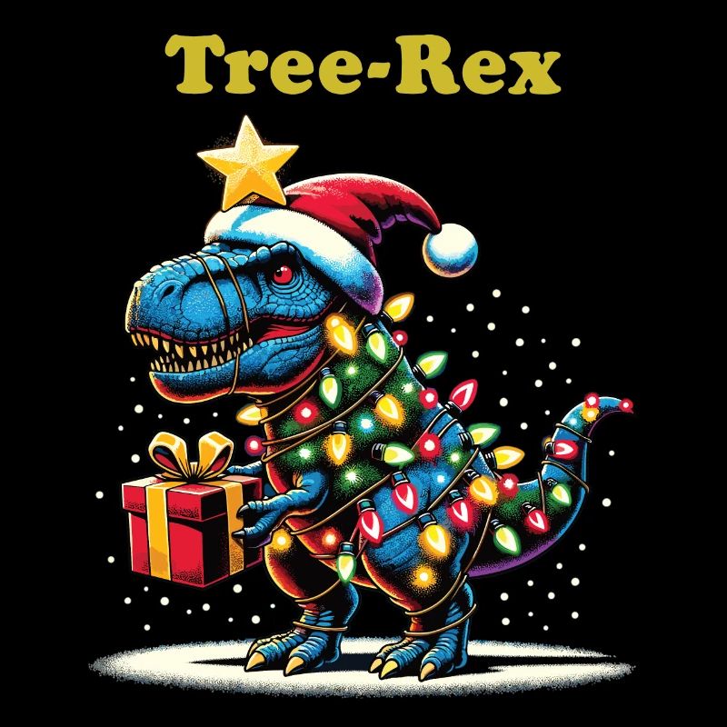 TREE REX DINO Christmas Ugly Christmas Gift