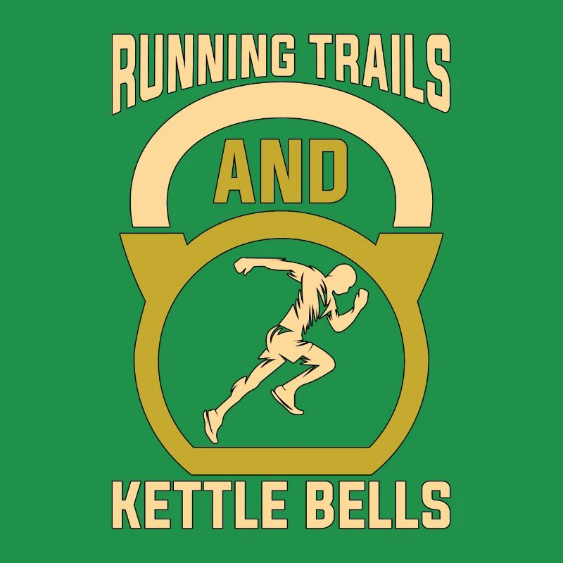 Running Trails And Athletes Training Trail Running