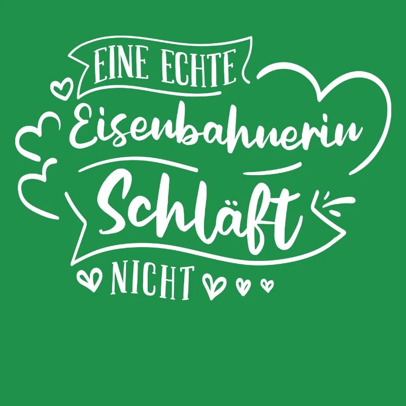 Eisenbahner Lokführer Eisenbahn Bahn Beruf Spruch
