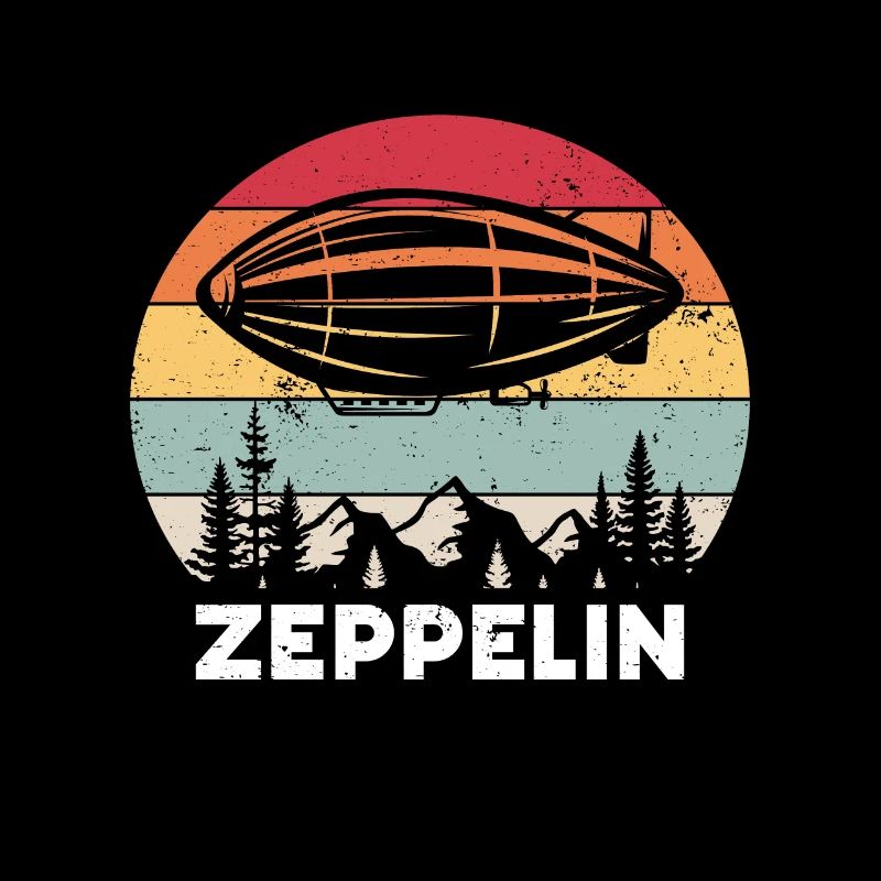 Zeppelin Avion Dirigeable Aviation guidée
