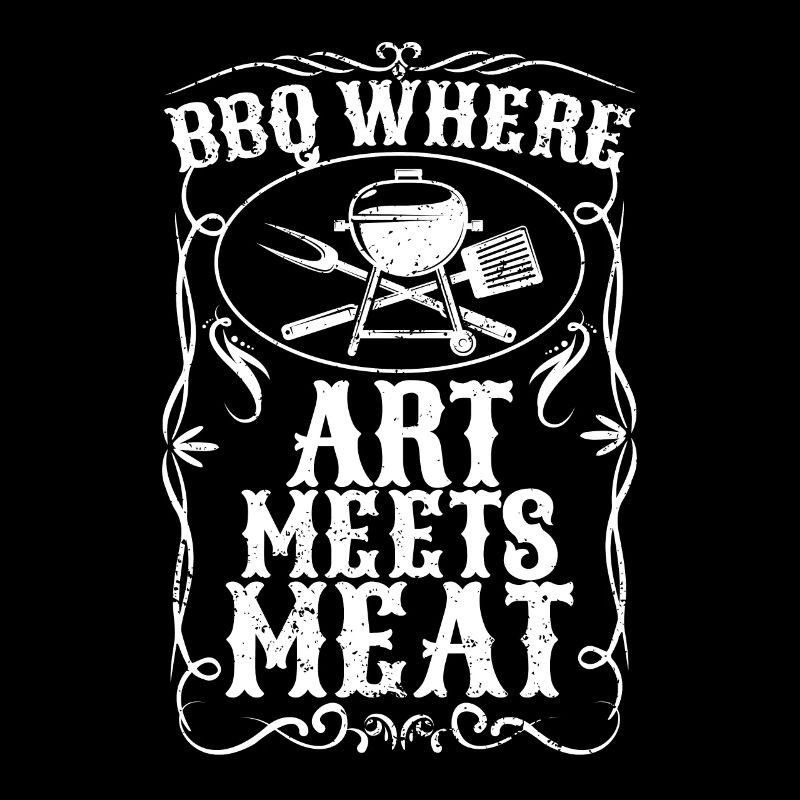 BBQ -Raucher Fleisch Grillen Lustiger