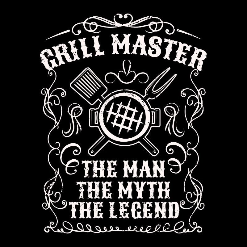 BBQ -Raucher Fleisch Grillen Lustiger
