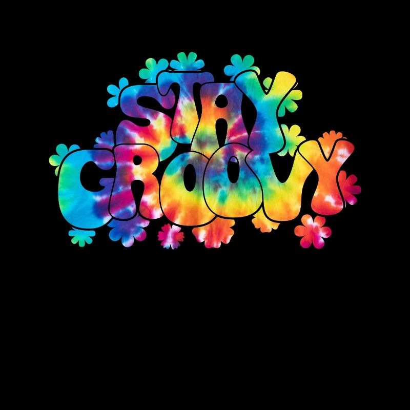 Groovy Tie Dye Retro 70s Hippie Vintage