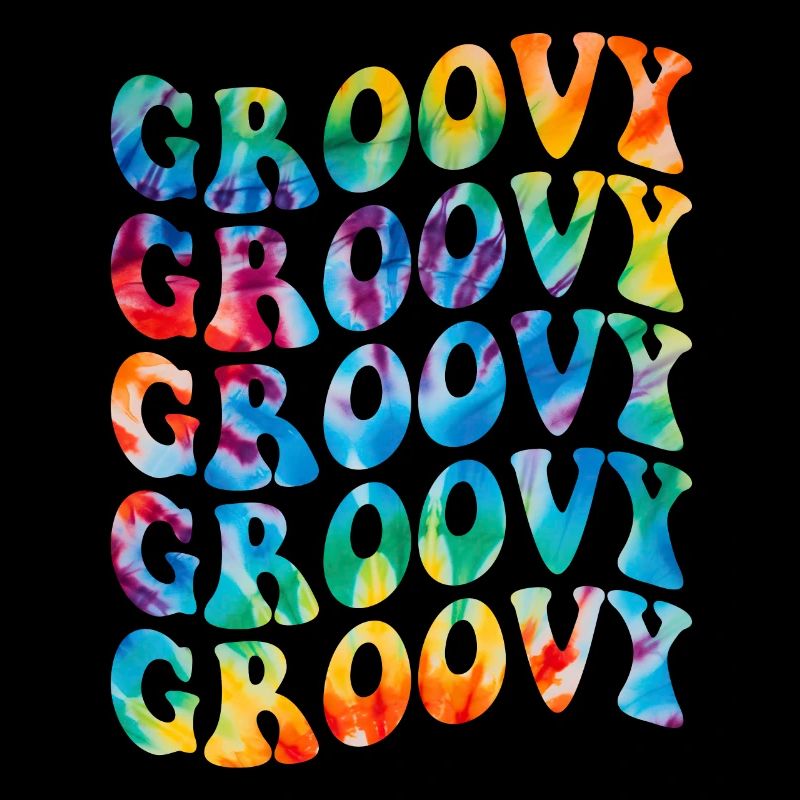 Groovy Tie Dye Retro 70s Hippie Vintage