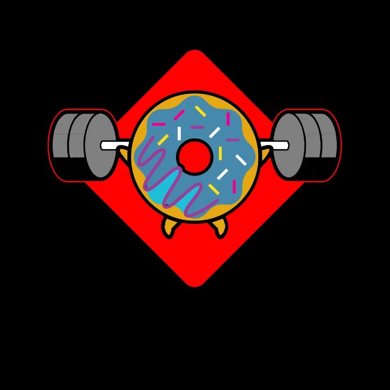 Donut PowerLifting Workout -Gewichtheber