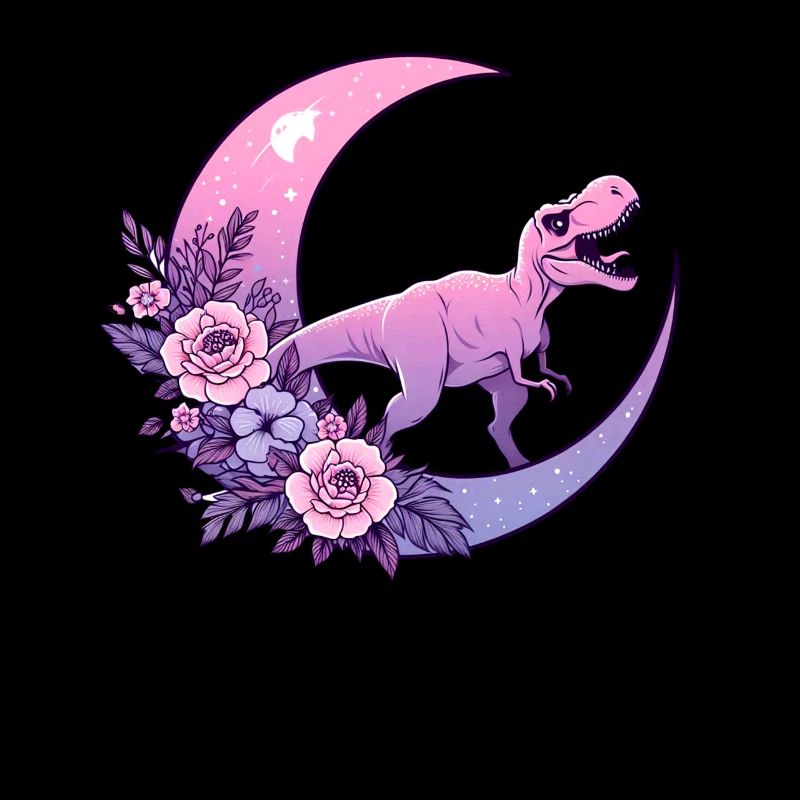 Pastel Goth T-Rex Kawaii Esthétique Creepy