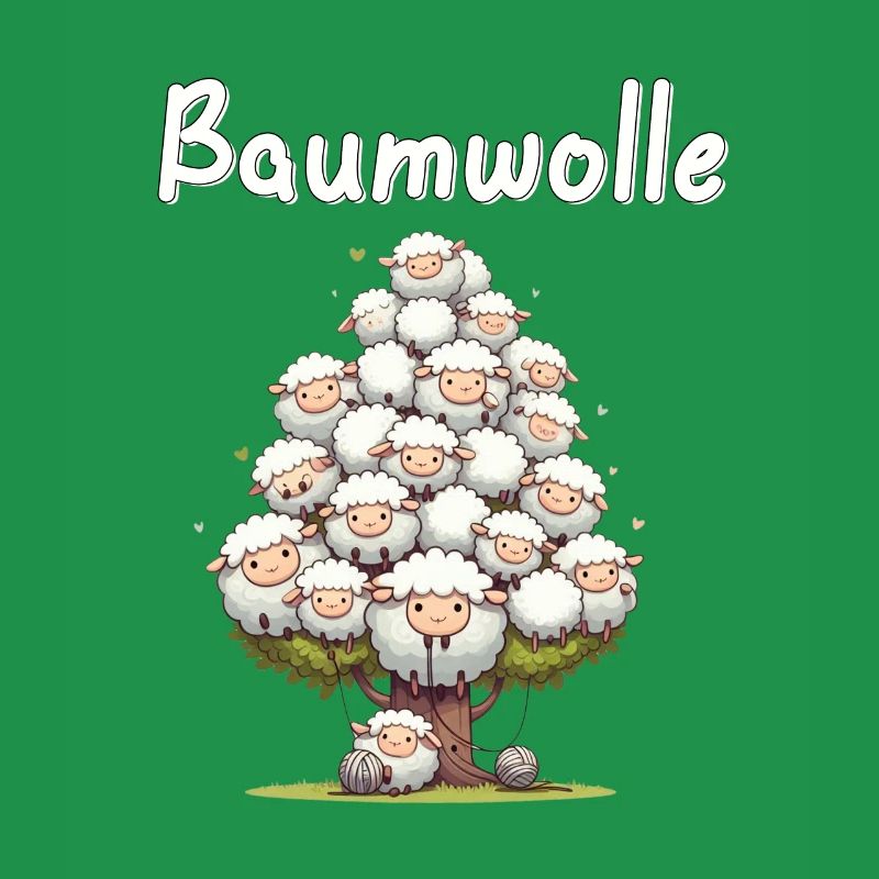 Mouton de coton dessin animé Drôle de mouton Jeu de mots
