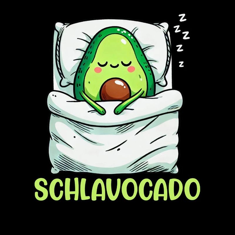 Schlavocado Avocado Sleep Lover Kawaii Avocado